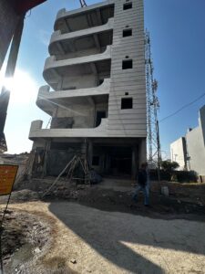 MDDA takes strict action against illegal constructions; these two large structures in the Sahastradhara Road area have been sealed.