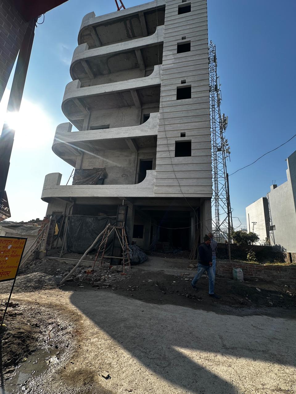 MDDA takes strict action against illegal constructions; these two large structures in the Sahastradhara Road area have been sealed.